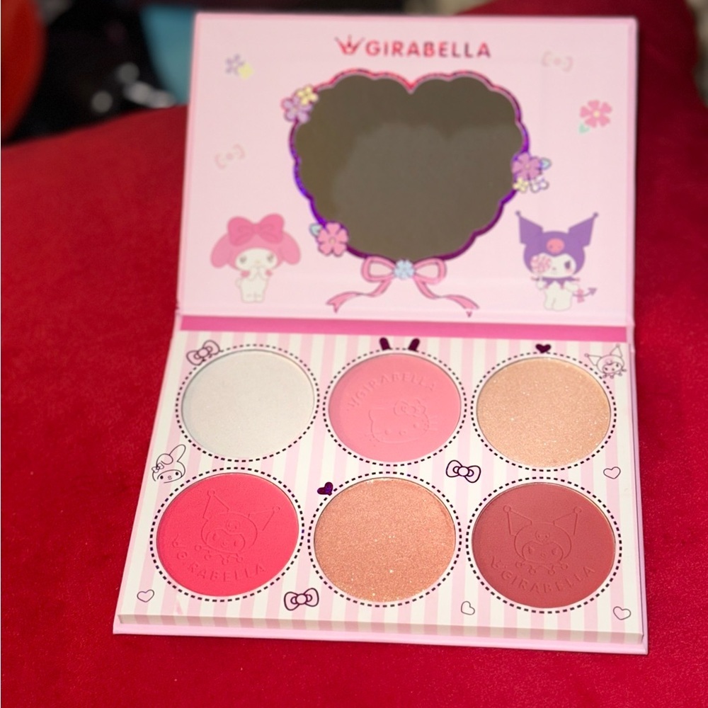 Hello Kitty highlight and blush
